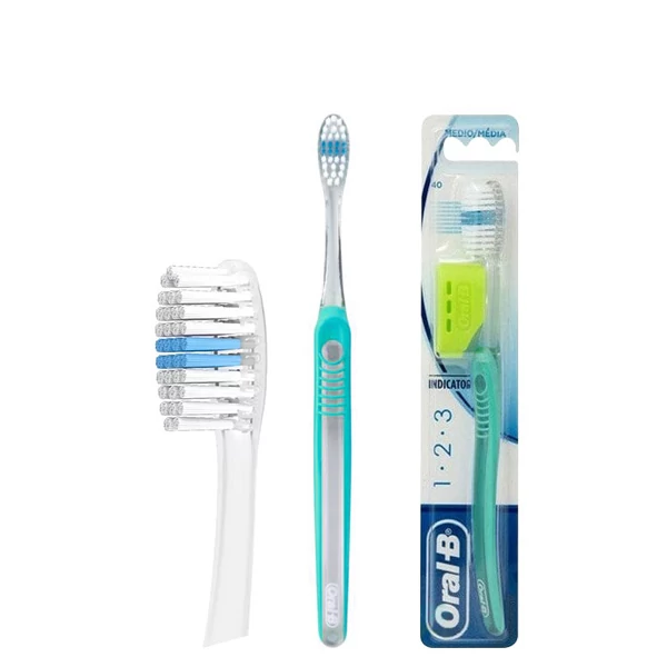 Зубна щітка Oral-B Indicator 1-2-3 Medium Green (40 мм.)