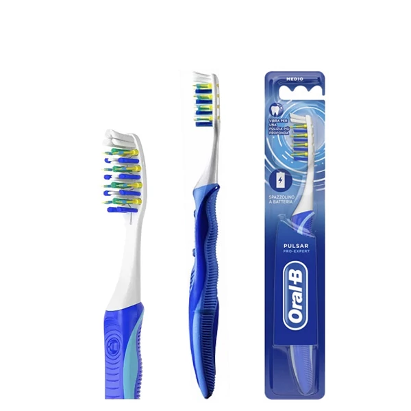 Мануальна зубна щітка Oral-B Pulsar Pro-Expert на батарейках ЄС
