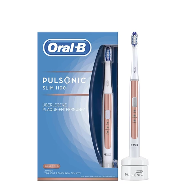 Звукова зубна щітка Oral-B Pulsonic Slim 1100 Gold Rose