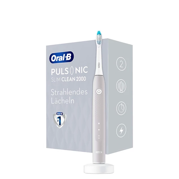 Звукова зубна щітка Oral-B Pulsonic Slim Clean 2000 Grey