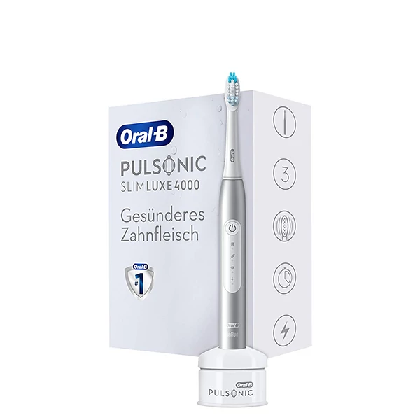 Звукова зубна щітка Oral-B Pulsonic Slim Luxe 4000 Platinum ЄС