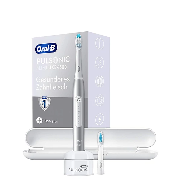Звукова зубна щітка Oral-B Pulsonic Slim Luxe 4500 Platinum ЄС