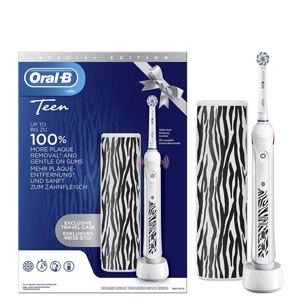Зубна щітка Oral-B D601 Teenager White Special Edition ЄС