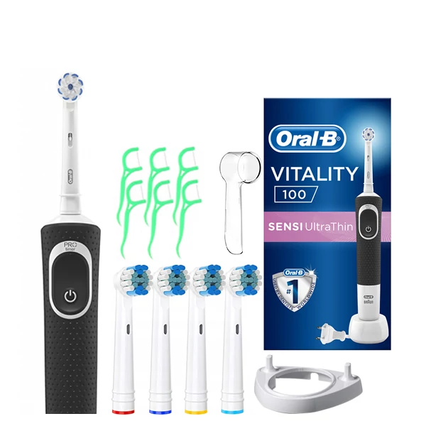 Зубна щітка Oral-B Vitality 100 Black Special Edition з ріжком ЄС