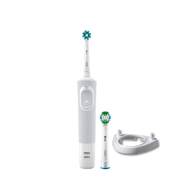 Зубна щітка Oral-B Vitality 100 Cross Action White 2 нас. + Підставка ріжок ЄС