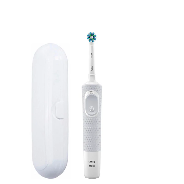 Зубна щітка Oral-B Vitality 100 Cross Action White + Футляр білий