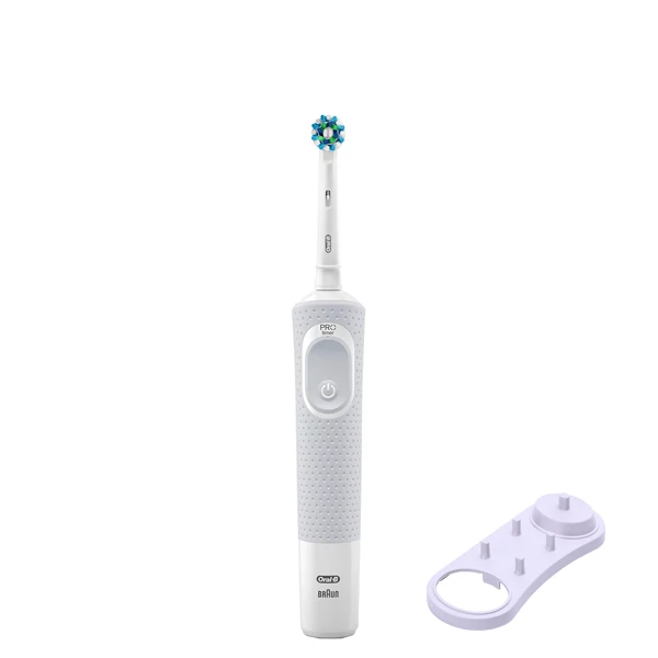 Зубна щітка Oral-B Vitality 100 Cross Action White + Підставка