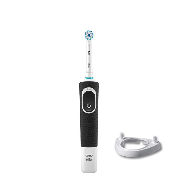 Зубна щітка Oral-B D100 Junior 6+ Black + підставка ріжок ЄС