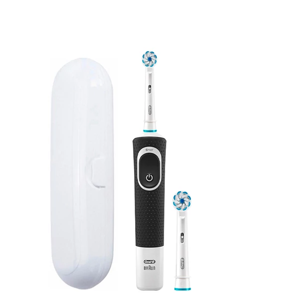 Зубна щітка Oral-B Vitality 100 Junior 6+ Black 2 насадки + футляр ЄС