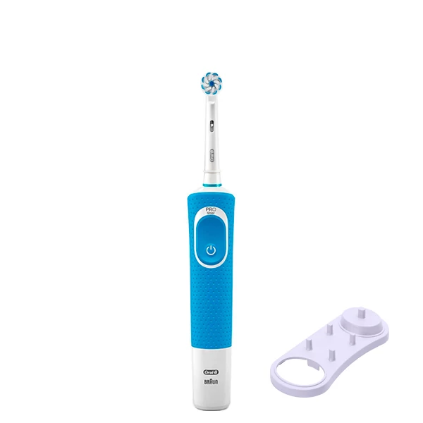 Зубна щітка Oral-B D100 Junior 6+ Blue + підставка