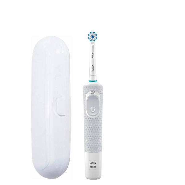 Зубна щітка Oral-B Vitality 100 Junior 6 + White + футляр білий ЄС