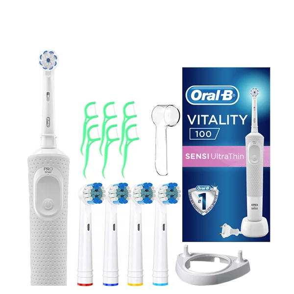 Зубна щітка Oral-B Vitality 100 White Special Edition з ріжком ЄС