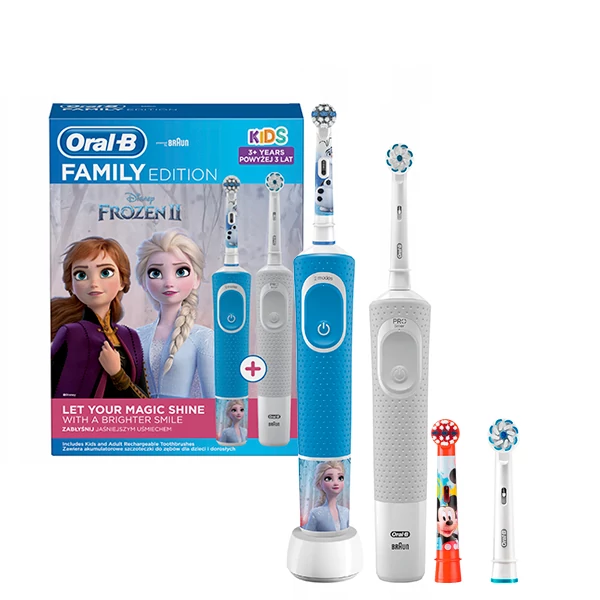 Зубні щітки Oral-B Vitality D100 Kids &quot;Холодне серце&quot; Family Edition (4 нас.)