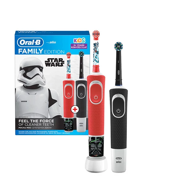 Зубні щітки Oral-B Vitality D100 Kids &quot;Зоряні війни&quot; Family Pack