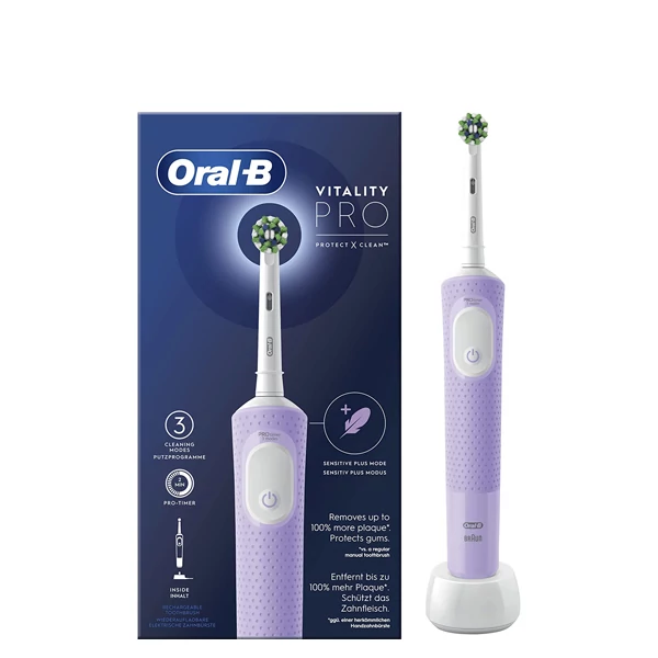 Зубна щітка Oral-B D103 Vitality Pro Cross Action CleanMaximiser Lilac Mist Violet