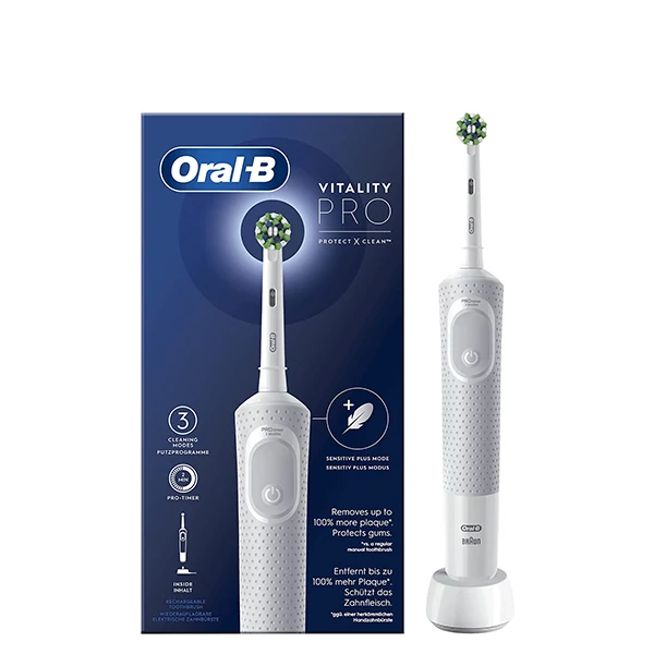 Зубна щітка Oral-B D103 Vitality Pro Cross Action CleanMaximiser White