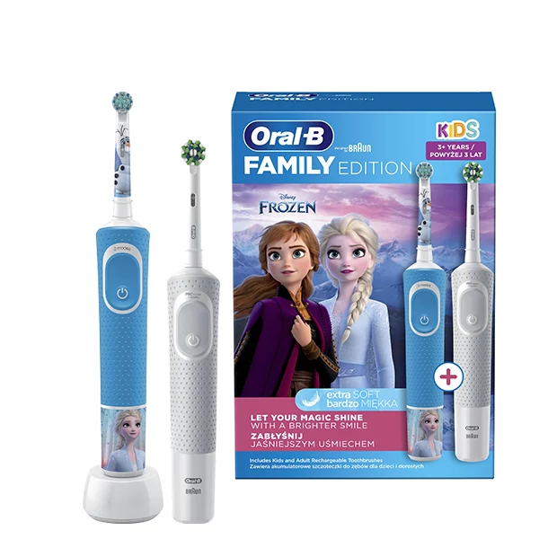Зубні щітки Oral-B Vitality D103.413.3-D100.410.2K Kids &quot;Холодне серце&quot; Family Edition ЄС