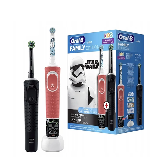 Зубні щітки Oral-B Vitality D103.413.3-D100.410.2K Kids &quot;Зоряні війни&quot; Family Pack ЄС