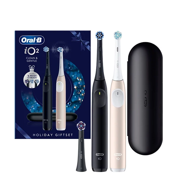 Електричні зубні щітки Oral-B iO 2 Family Pack Holiday Giftset Night Black &amp; Calm Pink