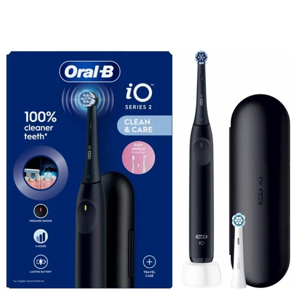 Електрична зубна щітка Oral-B iO 2 Travel Case Black (2 нас.)