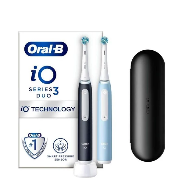 Електричні зубні щітки Oral-B iO 3 Family Pack Matte Black + Blue
