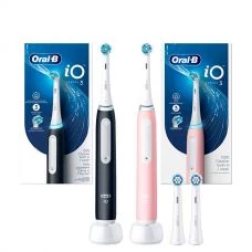Електричні зубні щітки Oral-B iO 3 Family Pack Matte Black + Blush Pink (4 нас.) ЄС