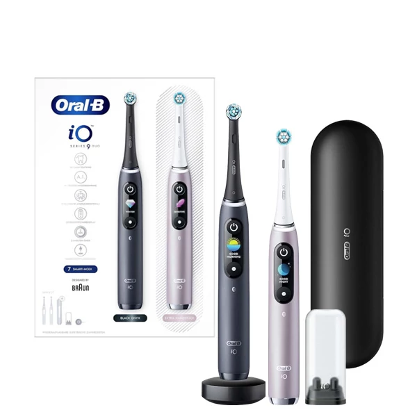 Електричні зубні щітки Oral-B iO 9 Family Pack Black Onyx/Rose Quartz ЄС