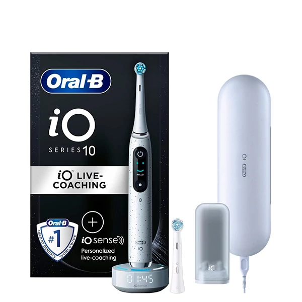 Зубна щітка Oral-B iO 10 (iOM10.1A3.1AD) Stardust White (2 нас.)
