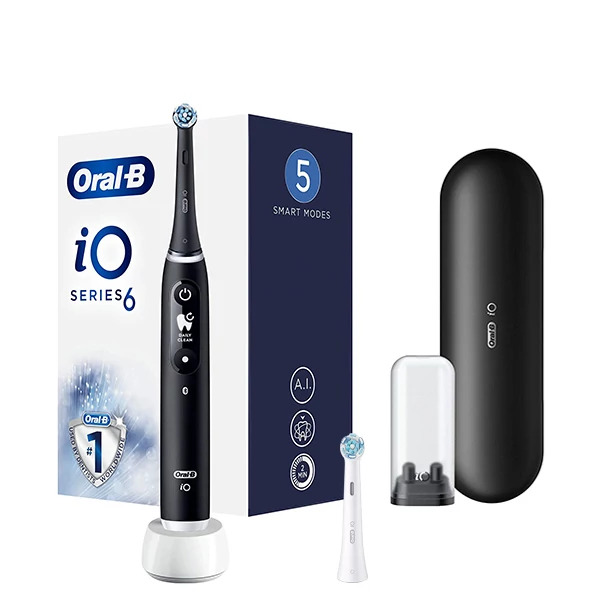 Зубна щітка Oral-B iO 6 (iOM6.1B6.3DK) Black (2 нас.)