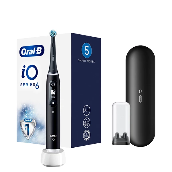 Зубна щітка Oral-B iO 6 (iOM6.1B6.3DK) Black ЄС