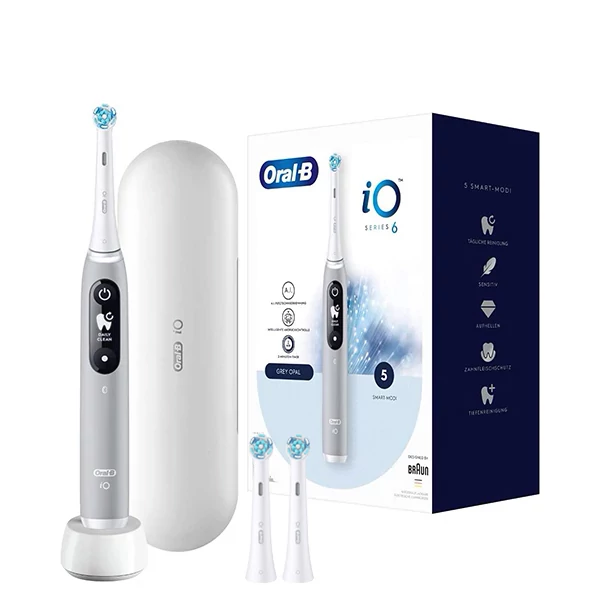 Електрична зубна щітка Oral-B iO 6 Grey Opal (3 нас.)