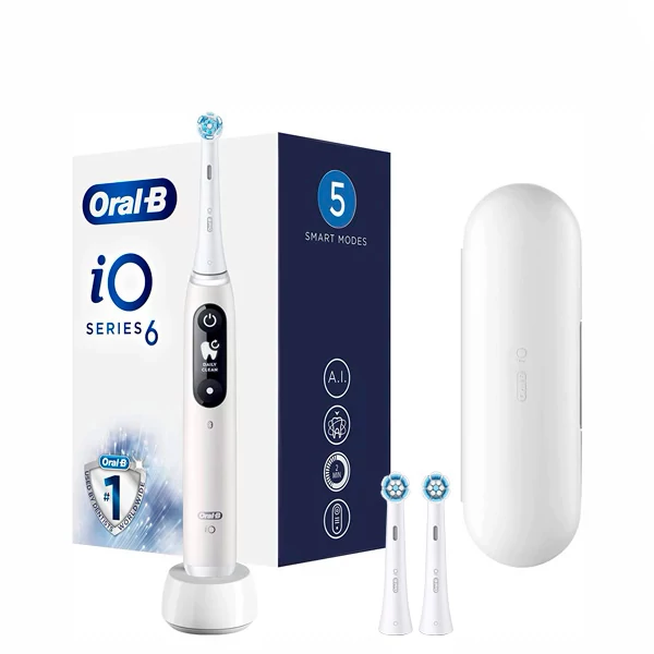 Електрична зубна щітка Oral-B iO 6 White (3 нас.) ЄС