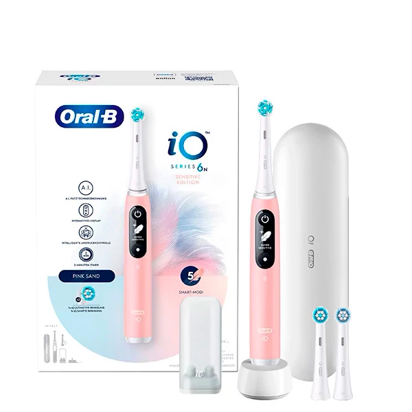 Електрична зубна щітка Oral-B iO 6N Pink (3 нас.) ЄС