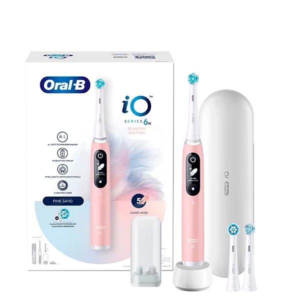 Електрична зубна щітка Oral-B iO 6N Pink (3 нас.)