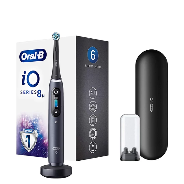 Зубна щітка Oral-B iO 8N (iOM8.1B2.2BD) Black Onyx ЄС