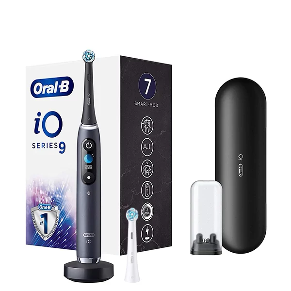 Електрична зубна щітка Oral-B iO 9 Black Onyx (2 нас.)