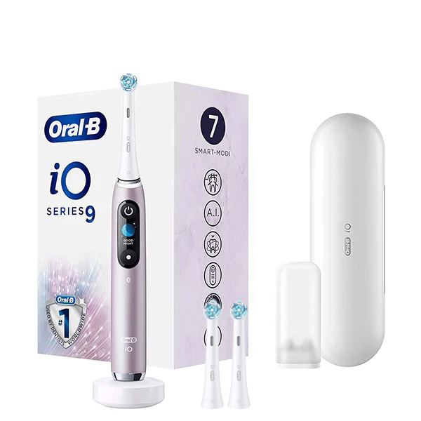 Електрична зубна щітка Oral-B iO 9 Rose Quartz (3 нас.)