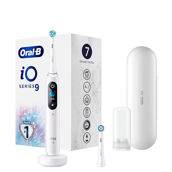 Зубна щітка Oral-B iO 9 White Alabaster (2 нас.) ЄС