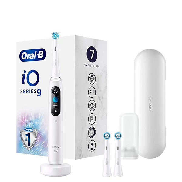 Зубна щітка Oral-B iO 9 White Alabaster (3 нас.) ЄС