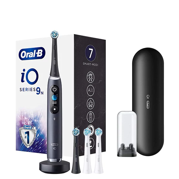 Електрична зубна щітка Oral-B iO 9N Black Onyx (4 нас.)