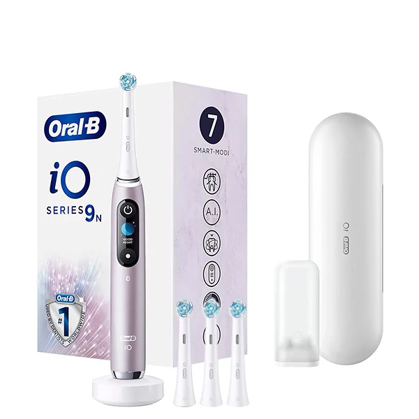 Електрична зубна щітка Oral-B iO 9N Rose Quartz (4 нас.)