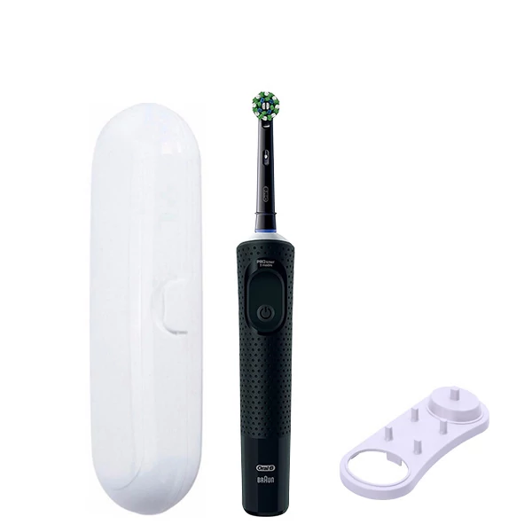 Електрична зубна щітка Oral-B D103 Vitality Pro Cross Action CleanMaximiser Black + Підставка та футляр