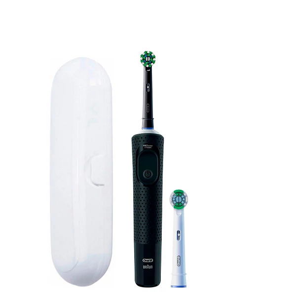 Електрична зубна щітка Oral-B D103 Vitality Pro Cross Action CleanMaximiser Black (2 нас.) + Футляр