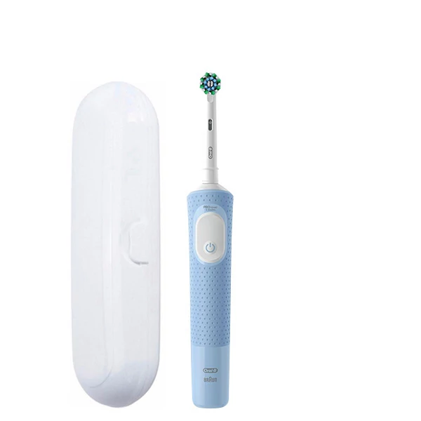 Електрична зубна щітка Oral-B D103 Vitality Pro Cross Action CleanMaximiser Blue + Футляр ЄС