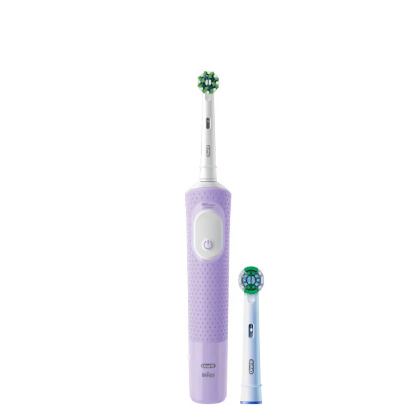 Електрична зубна щітка Oral-B D103 Vitality Pro Cross Action CleanMaximiser Lilac Mist Violet (2 нас.) ЄС