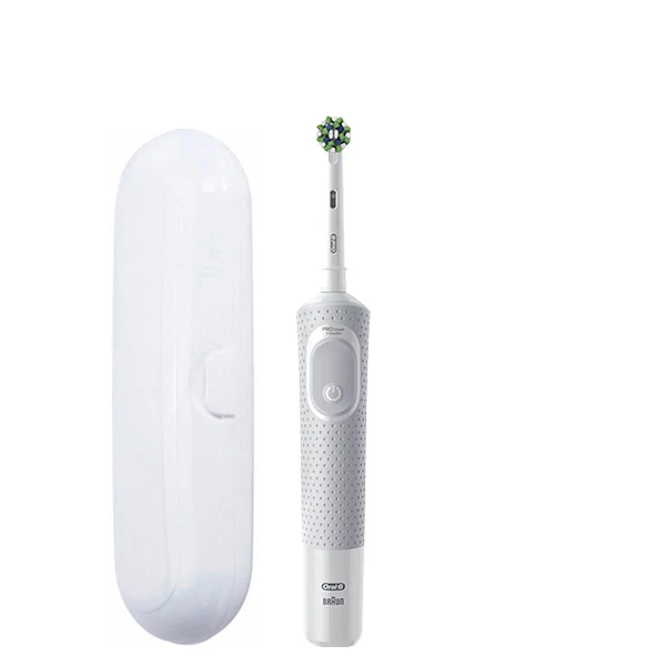 Електрична зубна щітка Oral-B D103 Vitality Pro Cross Action CleanMaximiser White + Футляр ЄС