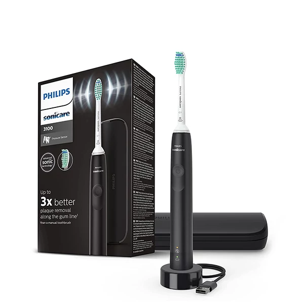 Зубна щітка Philips Sonicare 3100 HX3673/14 Black