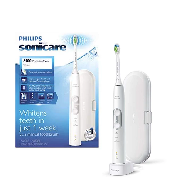 Зубна щітка Philips Sonicare 6100 HX6877/28 Protective Clean White