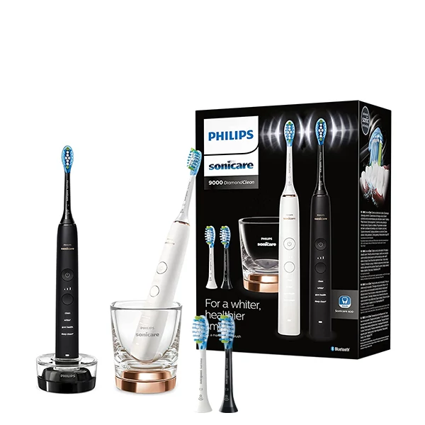Електрична зубна щітка Philips Sonicare 9000 DiamondClean HX9914/61 Family Pack (4 нас.)