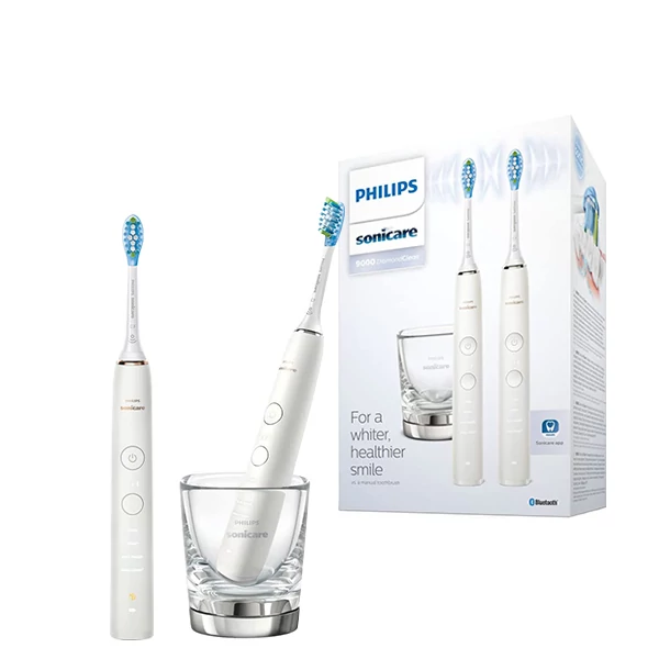 Зубна щітка Philips Sonicare 9000 HX9914/55 DiamondClean Smart Family Pack White